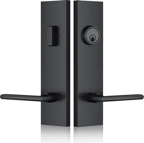 Door Handle Black 620 With Lock